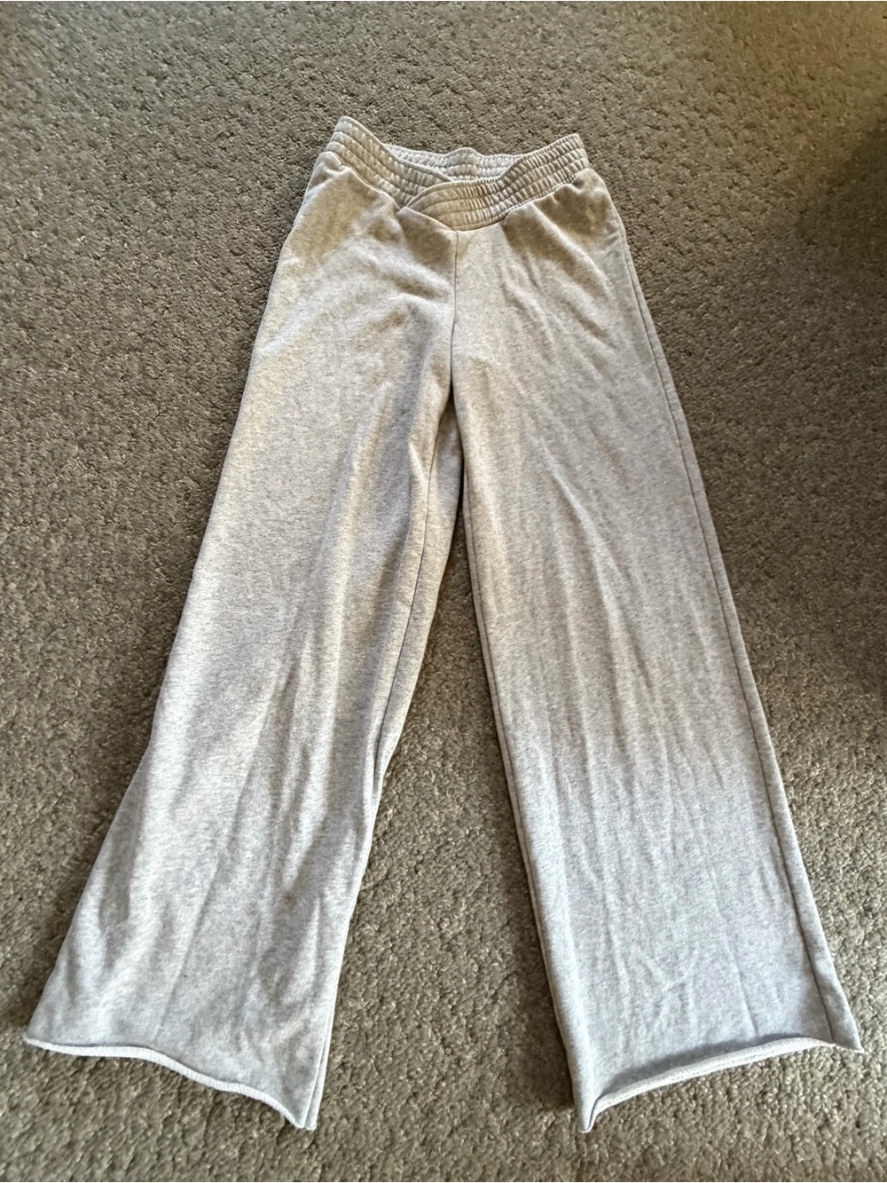 Urban Outfitters Out From Under Jody V-Front Wide Leg Pant Gray